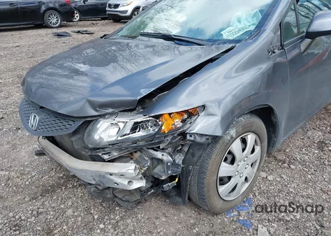 2012 Honda Civic Lx z USA, uszkodzony, nr VIN 2HGFG3B50CH515145